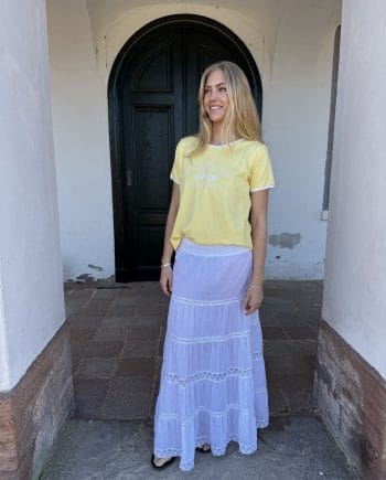 Continue Audrey Nederdel Hvid