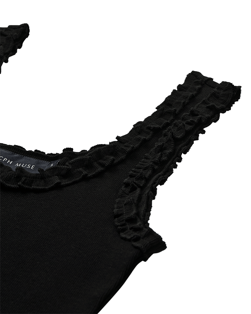 Copenhagen Muse Siv Top Black