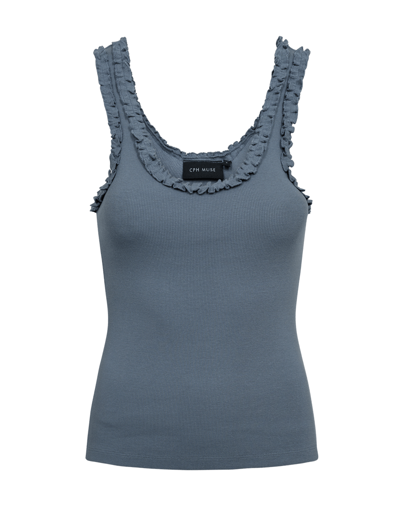 Copenhagen Muse Siv Top Blue Mirage