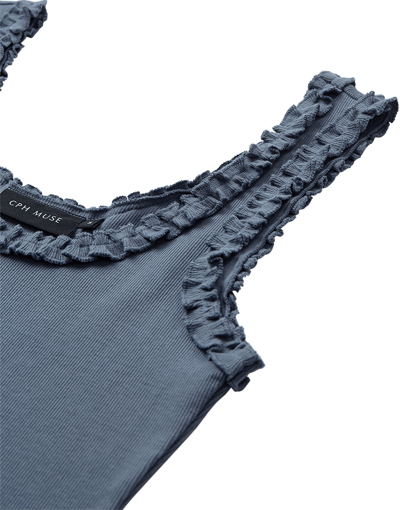 Copenhagen Muse Siv Top Blue Mirage