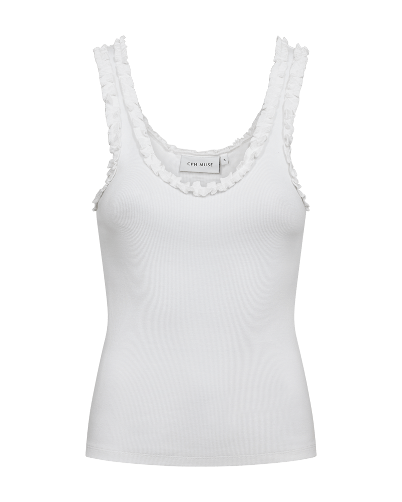 Copenhagen Muse Siv Top Bright White
