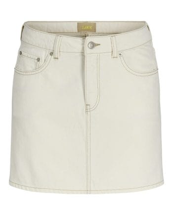 JJXX Laura Kort Nederdel Off-White Denim
