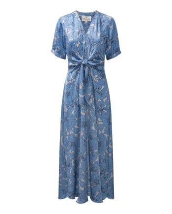 Karmamia Faye Maxi Kjole Gardenia Sky
