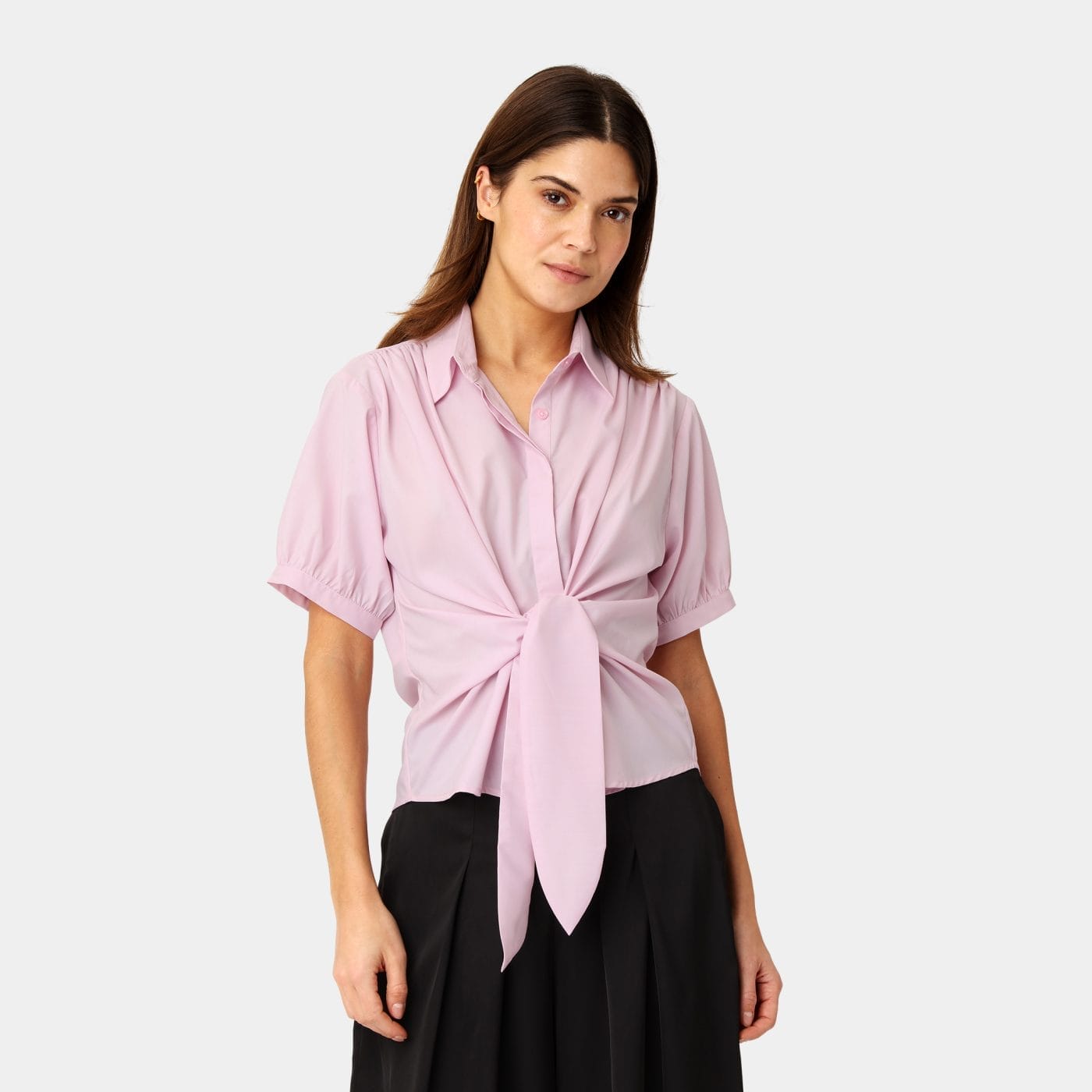 Karmamia Lee Skjorte Kort Pink Cotton