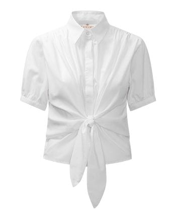 Karmamia Lee Skjorte Kort White Cotton