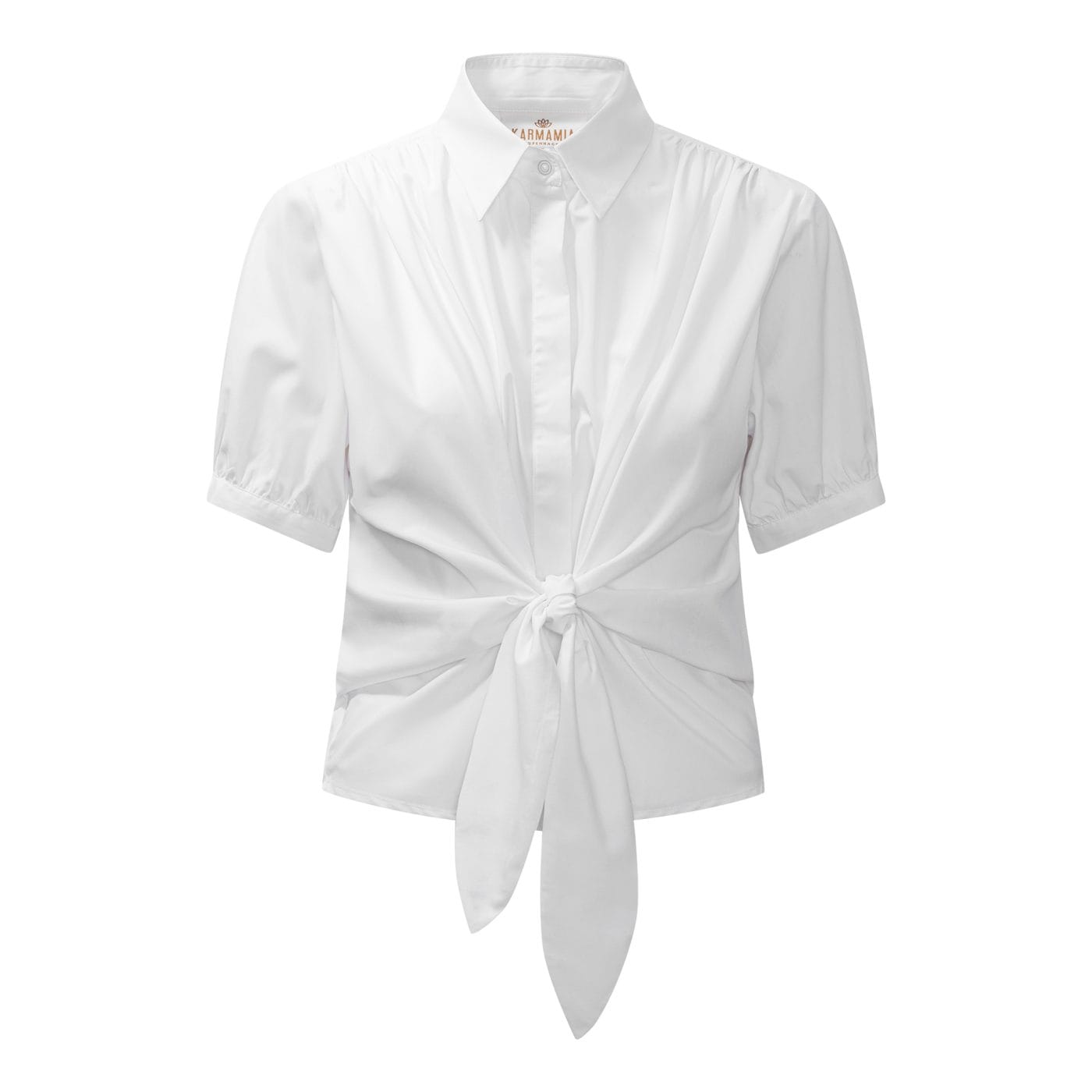 Karmamia Lee Skjorte Kort White Cotton