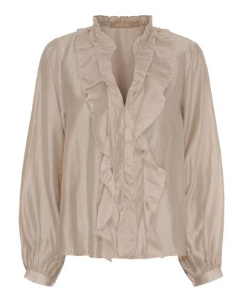 Marta Du Château Naira Skjorte Bluse Beige