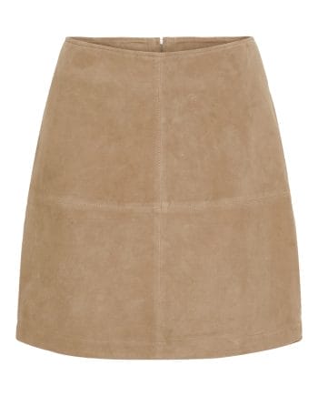 Notyz Nantes Ruskind Nederdel Light Brown