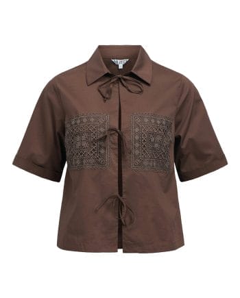 Object Didde Hope Skjorte Seal Brown