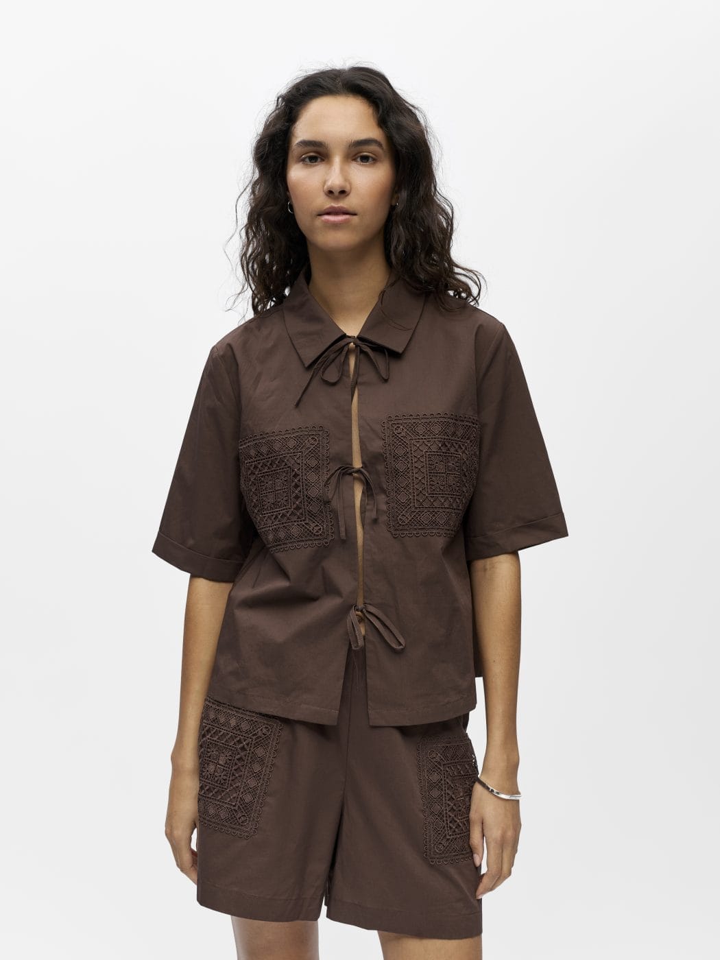 Object Didde Hope Skjorte Seal Brown