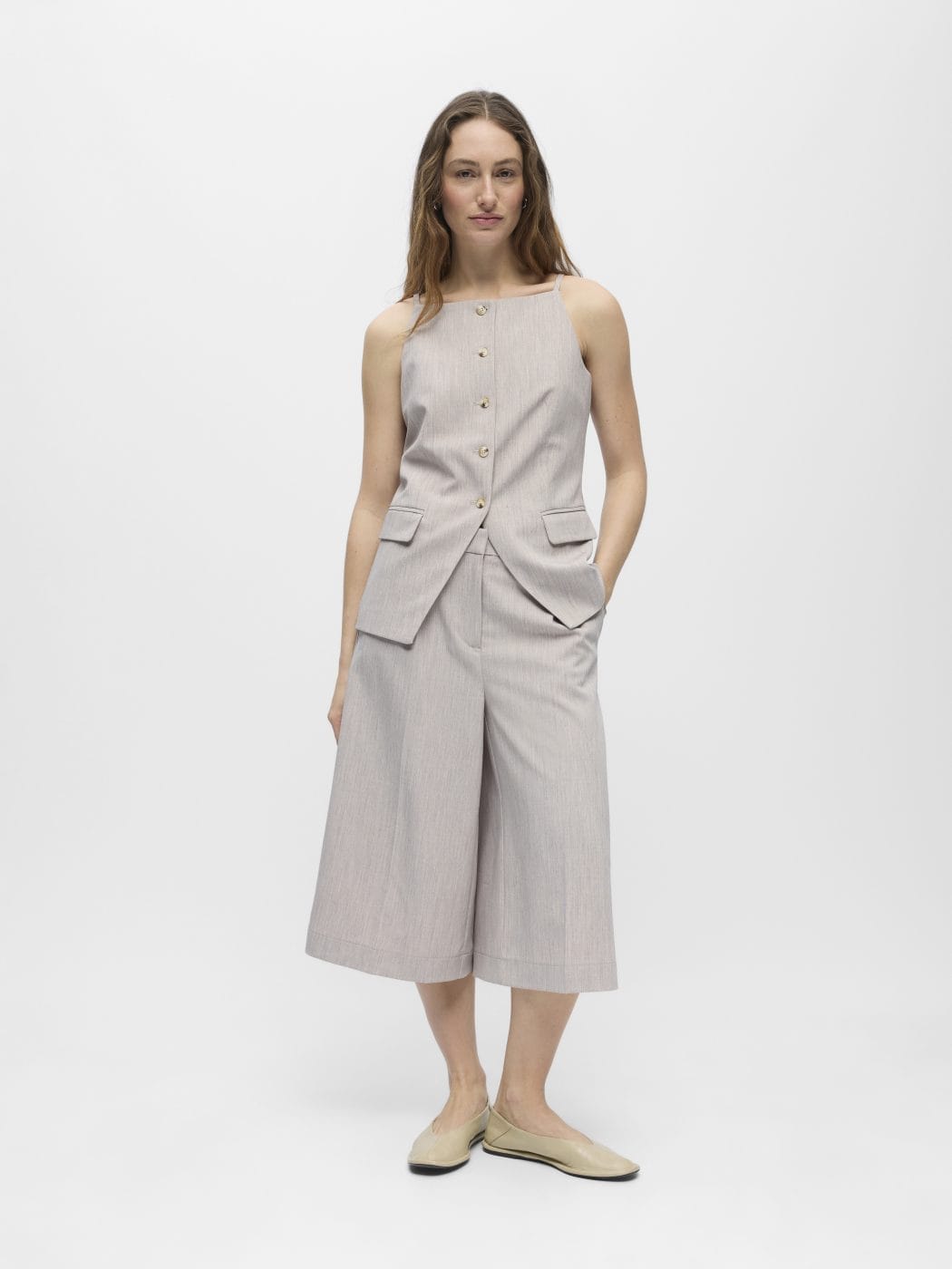 Object Ivalo Waistcoat Morel/Melange