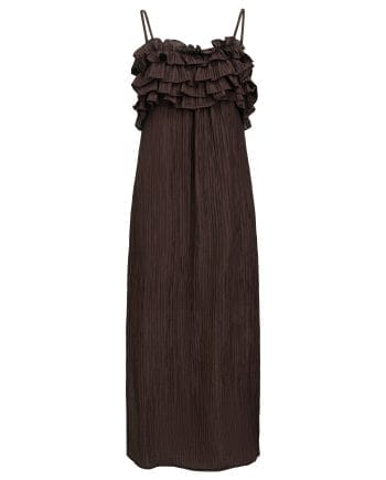Object Lyne Maxi Kjole Seal Brown
