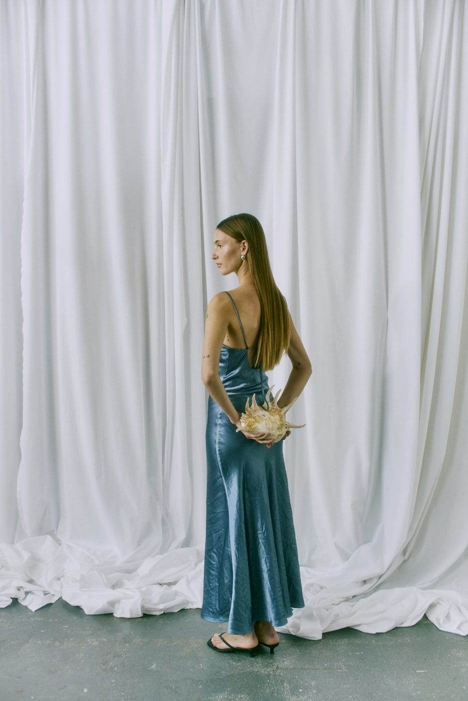 Copenhagen Muse Sasha Kjole Blue Mirage